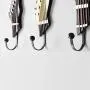 3pcs/set Creative Vintage Resin Guitar Shape Hooks Wall Mounted Door Rack Keys Clothes Hangers 3pcs/set Creative Vintage Resin Guitar Shape Hooks Wall Mounted Door Rack Keys Clothes Hangers