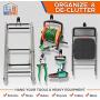 NEAT SPACE Garage Hooks Heavy Duty [ 17 Piece Set ] - Our Garage Hooks Wall Mount to Any Surface; Garage Organization and Storage; Garage Storage Hooks; Garage Hangers; Garage Wall Hooks Heavy Duty