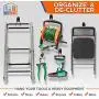 NEAT SPACE Garage Hooks Heavy Duty [ 17 Piece Set ] - Our Garage Hooks Wall Mount to Any Surface; Garage Organization and Storage; Garage Storage Hooks; Garage Hangers; Garage Wall Hooks Heavy Duty
