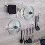 ULIFESTAR Bathroom Towel Bar Towel Holder, Strong 3M Self Adhesive Hand Towel Holder,Wall Mounted Stainless Steel Towel Rack for Bathroom,Kitchen Dish Cloths Hanger,Brushed Nickel (22)