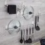 ULIFESTAR Bathroom Towel Bar Towel Holder, Strong 3M Self Adhesive Hand Towel Holder,Wall Mounted Stainless Steel Towel Rack for Bathroom,Kitchen Dish Cloths Hanger,Brushed Nickel (22)