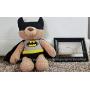 BATMAN Wire Picture Frame - BATMAN Wall Hanger - Twisted Wire Batman - Gold and Black Batman