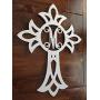 Monogram Cross Door Hanger - Easter Door Hanger - Wood Cross Monogram - Religious Monogram Hanger - Religious Door Decor - Cross Door Decor Monogram Cross Door Hanger - Easter Door Hanger - Wood Cross Monogram - Religious Monogram Hanger - Religious Door Decor - Cross Door Decor