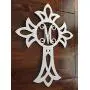 Monogram Cross Door Hanger - Easter Door Hanger - Wood Cross Monogram - Religious Monogram Hanger - Religious Door Decor - Cross Door Decor