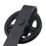 SMARTSTANDARD Sliding Barn Door Hardware Rollers 2PCS (Black) (Big Industry Wheel Hangers) SMARTSTANDARD Sliding Barn Door Hardware Rollers 2PCS (Black) (Big Industry Wheel Hangers)