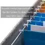Prandom File Organizer Boxes - Set of 1 Collapsible Decorative Linen Filing Storage Hanging File Folders with Lids Office Cabinet Letter/Legal Size (17x14x11.2 inch)…