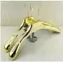 10 Pcs High Grade Beautiful Shiny Golden Wide Shoulder Luxury Gold Plastic Clothes Hanger Rack Decoration