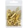 Hillman 42087 Brass Conventional Picture Hanger 30lbs Value Pack of 50 Hillman 42087 Brass Conventional Picture Hanger 30lbs Value Pack of 50