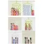 Kuber Industries Scarf Holder Tie Hanger Clothes Organizer for Accessories Like Scarfs, dupattas, Belts etc - 1 pc (Color Random) - KI3332