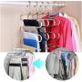 5pcs Stainless Steel Clothes Hanger Multifunction S-Type 5 Layers Pants Trousers Clothing Hanging Rack Closet Belt Holder Organizer