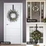 HEYHOUSE Pack of 2 Wreath Hanger,Adjustable Wreath Hanger for Front Door from 14.9-25 Inch,20 lbs Larger Door Wreath Hanger Christmas Wreaths,Black HEYHOUSE Pack of 2 Wreath Hanger,Adjustable Wreath Hanger for Front Door from 14.9-25 Inch,20 lbs Larger Door Wreath Hanger Christmas Wreaths,Black