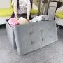 NISUNS OT03 30 Inch Linen Fabric Foldable Storage Bench Ottoman, Gray NISUNS OT03 30 Inch Linen Fabric Foldable Storage Bench Ottoman, Gray