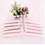 5pcs Random Color Colorful Blossom Sponge Padded Clothes Hanger Clothes Suit Dress Hangers Rack Skid Resistance Cotton Satin Coat Hangers
