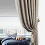 Glittery 2 PCS Clear Crystal Curtain Holdbacks Wall Mounted Tassel Curtain Tieback Hook Drapery Tiebacks Clothes Coat Hat Towel Hanger Holder (Bronze)