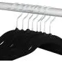 Yaheetech 17.7 Inch Velvet Clothes Hangers Suit Hangers, 300-Pack, Black Yaheetech 17.7 Inch Velvet Clothes Hangers Suit Hangers, 300-Pack, Black