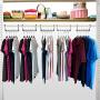 Wonder Hanger Max Velvet Hanger Combo, 10 Hanging Closet Organizers w/ 50 Velvet Hangers - Grey