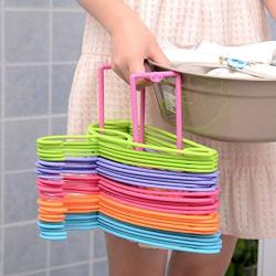 WHOSEE Clothes Hanger Storage Organizer Coat Closet & Room Storage Tools Random Color DIY