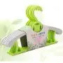 ViewHuge Clothes Hangers 5pcs/Lot Portable Kids Adult Clothes Hangers Outdoor Clothes Drying Rack for Children Hook Design Plastic Baby Hangers