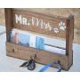 Key & Leash Holder - Mr Mrs Coat Rack - Mr Mrs Key Hanger Leash Hanger - Dog Lovers Gift - Key and Leach Hook - Key and Leash Hanger