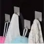 Vivian 3M Self Adhesive Bathroom Towel Hook Stainless Steel Wall Hooks Clothes Hangers Holder 8PCS Vivian 3M Self Adhesive Bathroom Towel Hook Stainless Steel Wall Hooks Clothes Hangers Holder 8PCS
