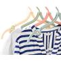 Anasu 4 Pack Travel Hangers Magic Portable Folding Clothes Hangers Plastic Coat Hanger Foldable Hanger