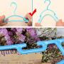 Kaptin Pack of 36 Children Baby Kids Nursery Hangers Nonslip Baby Coat Hangers Small Clothes Hangers for Kids Children Clothes (Purple)