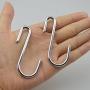 24 Pack 2.4 Inch S Shaped Hooks Small Hanging Hangers for Bathroom Bedroom Office Kitchen Garden