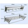 Wgwioo Retractable Folding Clothes Dryer, Wall Mount Towel Hanger