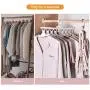Magical Clothes Hanger Portable Foldable Laundry Rack Hook Hanger Dryer 8 Clips Space Saving Clothes Drying Rack Adjustable High Capacity