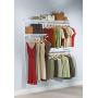 Rubbermaid Configurations Custom Closet Starter Kit, White, 3-6 Foot, FG3E2402WHT