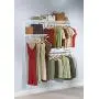 Rubbermaid Configurations Custom Closet Starter Kit, White, 3-6 Foot, FG3E2402WHT