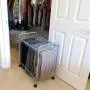 Evelots Pant/Jeans/Trouser Rolling Trolley-Closet Organizer-Come with 18 Hangers Evelots Pant/Jeans/Trouser Rolling Trolley-Closet Organizer-Come with 18 Hangers