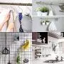 GOLDENLIGHT 30pcs S Hooks 3 Sizes Large Medium Small Sizes, Stainless Steel S Hooks for Hanging Heavy Duty Hanging Hooks Sliver