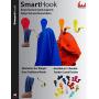 SmartHook ColorZ Garment Friendly Single Coat Hook - 3 Pack (Tangerine Orange)