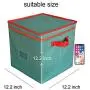IC ICLOVER Holiday Ornaments Storage Box, Christmas Decorations Ball Containers with lid & Adjustable 64 Compartment Cube Organizer Detachable Dividers for Home Office Xmas Wedding 12x12x12 Inch,Green IC ICLOVER Holiday Ornaments Storage Box, Christmas Decorations Ball Containers with lid & Adjustable 64 Compartment Cube Organizer Detachable Dividers for Home Office Xmas Wedding 12x12x12 Inch,Green
