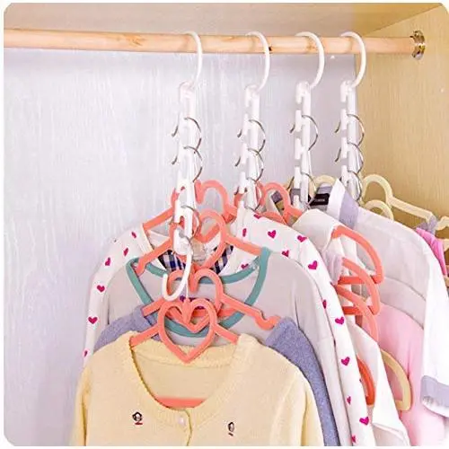 10PC Space Saving Closet Clothes Hook Hangers Multifunctional Magic Clothes Hanger with Hook Home Wardrobe Closet Organizer Decoration 10PC Space Saving Closet Clothes Hook Hangers Multifunctional Magic Clothes Hanger with Hook Home Wardrobe Closet Organizer Decoration