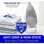 Mueller Professional Grade Steam Iron, Retractable Cord for Easy Storage, Shot of Steam/Vertical Shot, 8 Ft Cord, 3 Way Auto Shut Off, Self Clean Mueller Professional Grade Steam Iron, Retractable Cord for Easy Storage, Shot of Steam/Vertical Shot, 8 Ft Cord, 3 Way Auto Shut Off, Self Clean