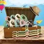 8Pcs Travel Clothes Hangers Magic Portable Glamorous Plastic Folding Coat Hanger with Anti-Slip Grooves for Scarves Suits Trousers Pants Shirts Socks Underwear Outdoor Camping Hiking