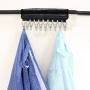 Feel-ling Cap Organizer Hanger Portable Fabric Hangers Hook-and-Loop Cap Holder Self-Adhesive Clip Collapsible Hat Hanger Clip Travel Clothes Cap Organizer Hanger