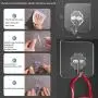 Sticky Hook Kitchen Wall Hook 24PCS Nail-Free Sticky Hanger, with Stainless Steel Hook, Reusable Practical Towel Bathroom Hook Sticky Hook Kitchen Wall Hook 24PCS Nail-Free Sticky Hanger, with Stainless Steel Hook, Reusable Practical Towel Bathroom Hook