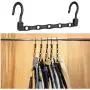 10pc Black Space Saving Hanger Plastic loset Hook Cloth Hanger Wardrobe Organizer Space Saver Bathroom Door Kitchen Towel Holder 10pc Black Space Saving Hanger Plastic loset Hook Cloth Hanger Wardrobe Organizer Space Saver Bathroom Door Kitchen Towel Holder