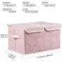 Prandom Large Stackable Storage Bins with Lids Fabric Decorative Storage Boxes Cubes Organizer Containers Baskets with Cover Handles Divider for Bedroom Closet Living Room 17.3x11.8x9.8 Inch 3 Pack Prandom Large Stackable Storage Bins with Lids Fabric Decorative Storage Boxes Cubes Organizer Containers Baskets with Cover Handles Divider for Bedroom Closet Living Room 17.3x11.8x9.8 Inch 3 Pack