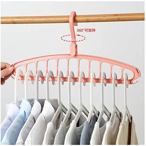 DNJKSA Space Saver Hangers Multifunctional Magic Clothes Hangers Closet Organizer Hook Rack(2 Pieces/Lot)(Random Color) DNJKSA Space Saver Hangers Multifunctional Magic Clothes Hangers Closet Organizer Hook Rack(2 Pieces/Lot)(Random Color)