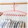 DNJKSA Space Saver Hangers Multifunctional Magic Clothes Hangers Closet Organizer Hook Rack(2 Pieces/Lot)(Random Color)
