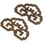 RDEXP 4.8x3cm Chinese Style Classical Painting Picture Frame Hanger Hanging Hooks CYJ020 Antique Bronze with Screws Pack of 5 RDEXP 4.8x3cm Chinese Style Classical Painting Picture Frame Hanger Hanging Hooks CYJ020 Antique Bronze with Screws Pack of 5