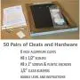 French Cleat Picture Hanger Kit 6 Inch - 50 Pairs - Small Z Bar Hanger Supports 50 lbs - Z Clip Mirror Hanging Hardware French Cleat Picture Hanger Kit 6 Inch - 50 Pairs - Small Z Bar Hanger Supports 50 lbs - Z Clip Mirror Hanging Hardware