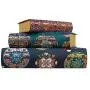 Punch Studio Book Boxes Set, Jewel Tones (43862N) Punch Studio Book Boxes Set, Jewel Tones (43862N)