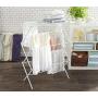 AmazonBasics Foldable Clothes Drying Laundry Rack - White