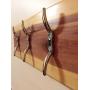 Rustic live edge cedar coat hanger Rustic live edge cedar coat hanger