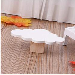 Cute Cloud Hooks Wooden Clothes Hanger Wall Decor Children Bedroom Pendant 10pcs